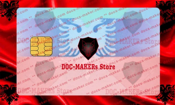 Albania ID Card – PSD Template